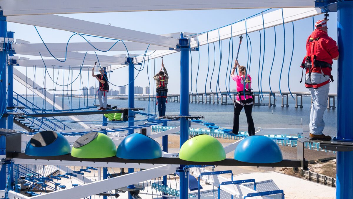 Ropes course navarre beach